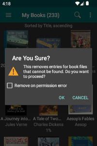 Remove on Permission Error