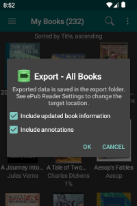 Export All Books