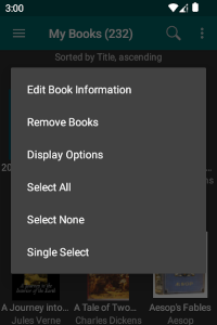 Multiple Select Actions