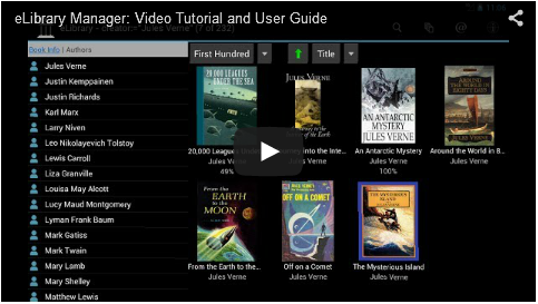 eLibrary Manager: Video Tutorial and User Guide
