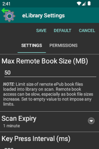 Max Remote Book Size
