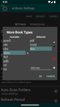 Add Book Types