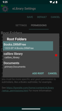 Manage Root Folders