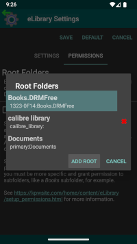 Add Root Folder