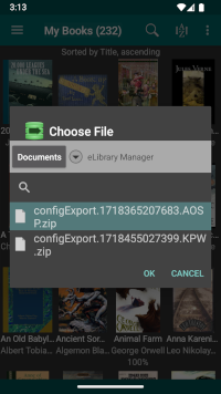 Select Import File