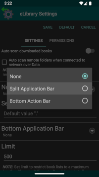 Bottom App Bar Options