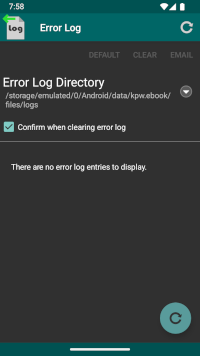 Error Log