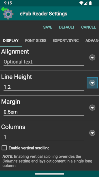 Set Line Height